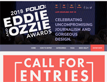 Tablet Screenshot of folioawards.com